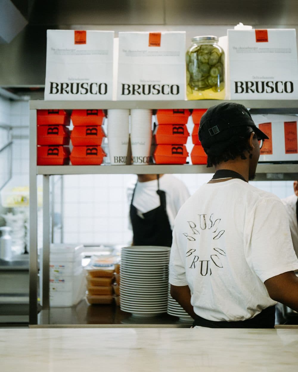 Hospitality team at work